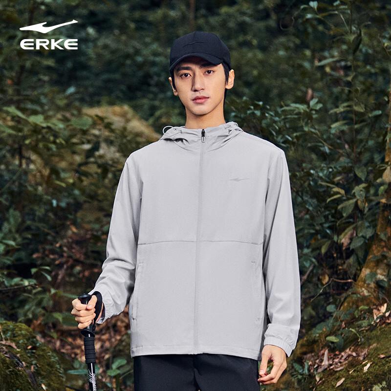 Erke Men's Hooded Waterproof Windbreaker Jacket