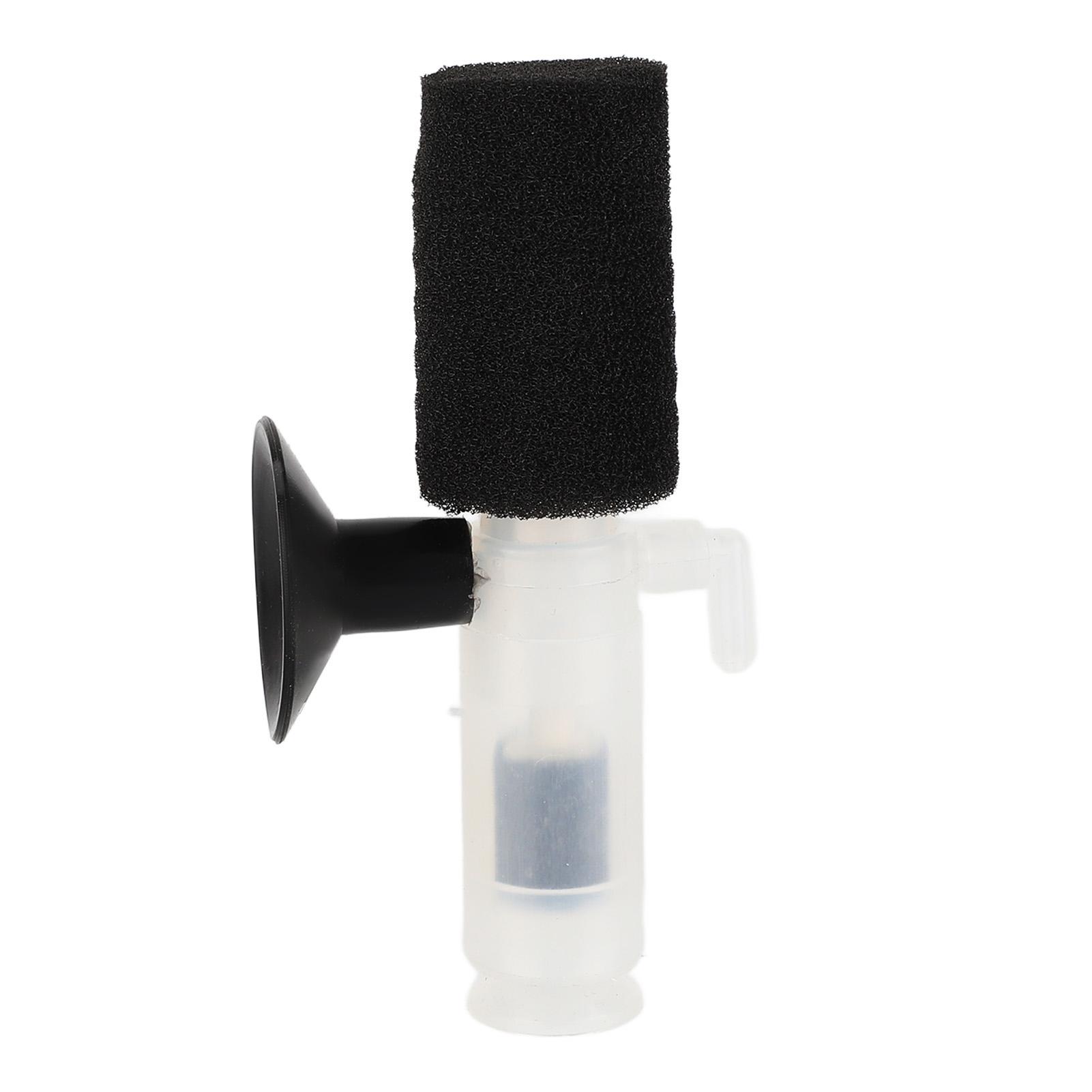 

Aquarium Sponge Filter, Small Portable Fish Filter with Bubble Stone to Increase Oxygen, Easy to Install and Clean for Freshwater and Aquariums