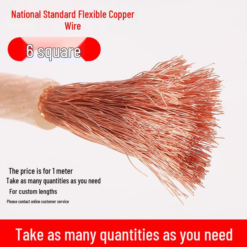 High Voltage Grounding Wire, Transparent Soft Copper, Pure Copper Core, for Welding Machine Handles - 16/35/25 sqmm.