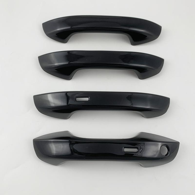 Glänzendes Schwarzes Auto Zubehör Carbon Türgriff Abdeckungen Zierleisten Paste Stil Für Volkswagen VW Golf 8 Mk8     2024