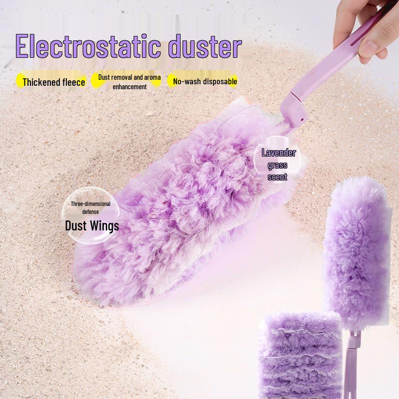 Electrostatic Duster Replacement Head for Dust, Hair, and Debris - Desktop, Car, and Home Use.