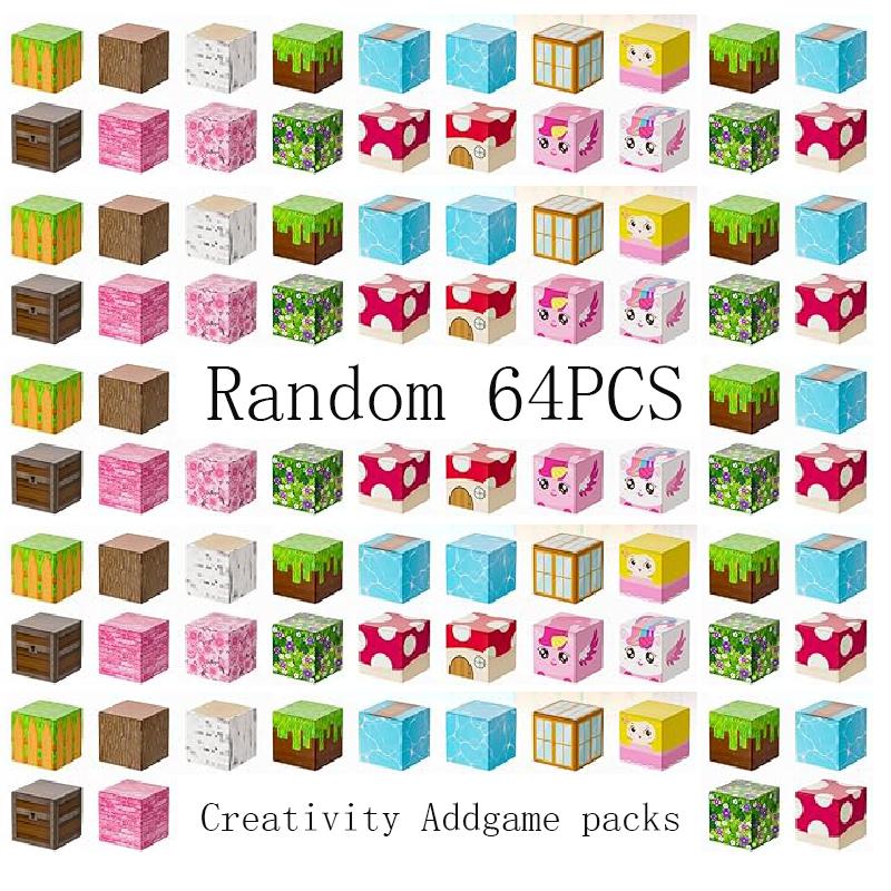 New Magnetic Building Blocks Unicorn Building Blocks Toy Mine World Magnet Cube for Boys Girls Kid Construction DIY Model Toy