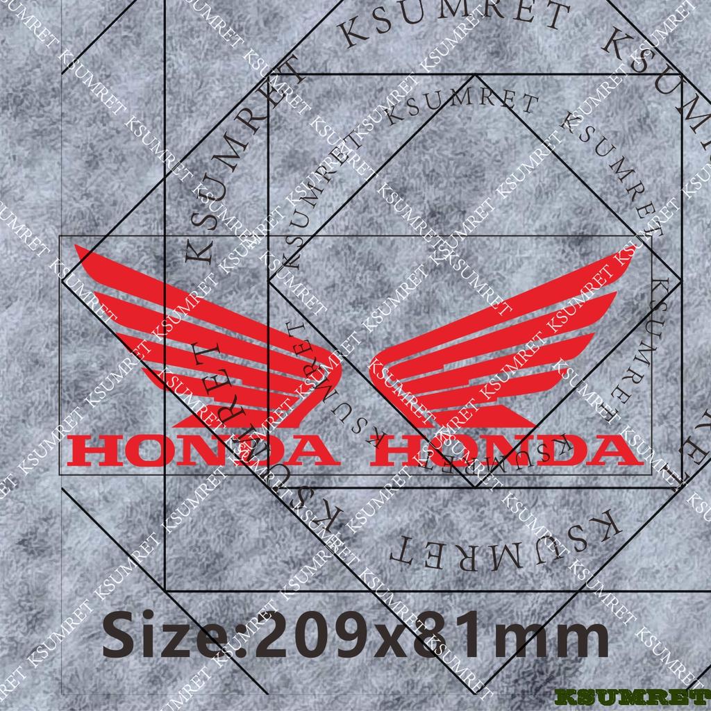AAAKQ1 For Honda Wing Sticker Motorcycle Stickers Moto Helmet Modification Accessories Sponsor Stickers