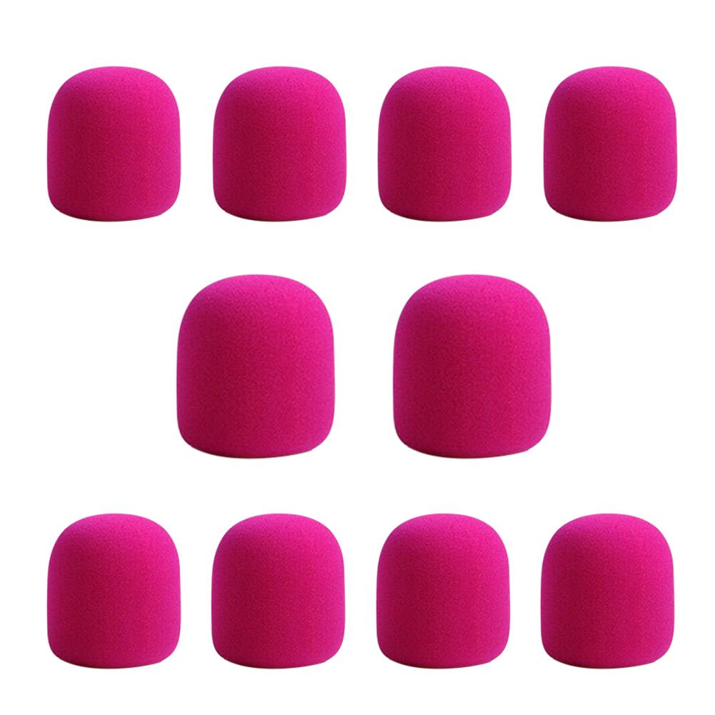 10pcs Microphone Foam Mic Sponge Ball Shape Cover Windscreen Protective Shield