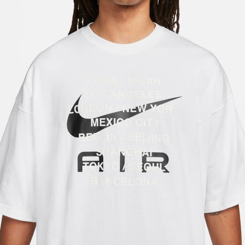 Nike Drop Shoulder Sleeve T-Shirt Men's White FD1250-100