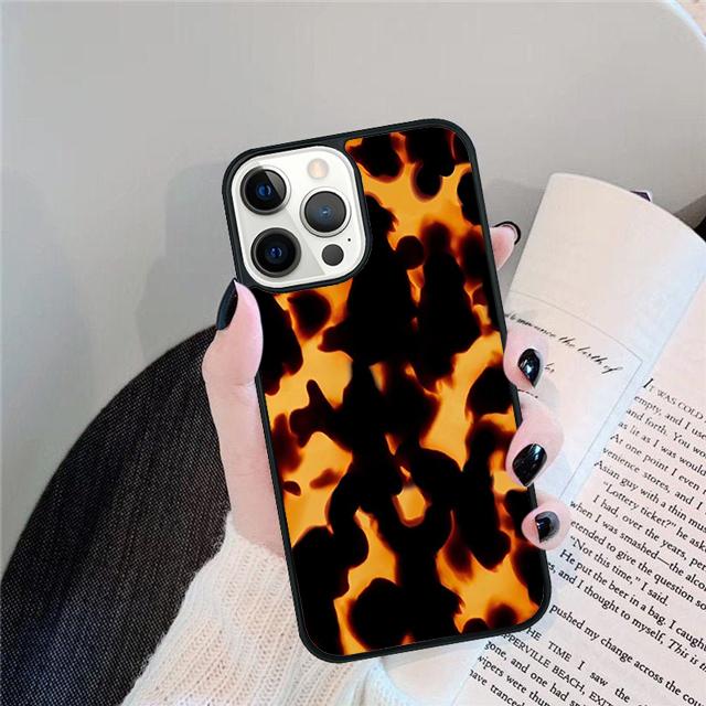 Dark Tortoise Pattern Coque Shell For iPhone 17 Air 15 16 14 13 12 Pro Max 11 Pro Max Plus Phone Case Cover