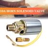 1/4inch 12V 24V 10A Metal Car Train Truck Air Horn Electric Solenoid Valve Heavy Chrome