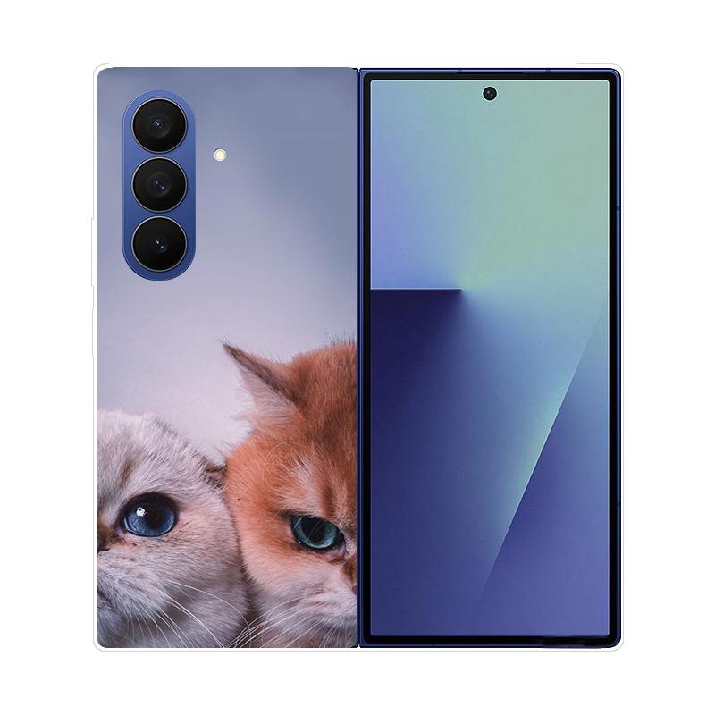 For Samsung Galaxy Z Fold 7 Fold7 Case Luxury Folding Shockproof Protection Funda for Samsung Galaxy Z Fold 7 PC Hard Back Cover