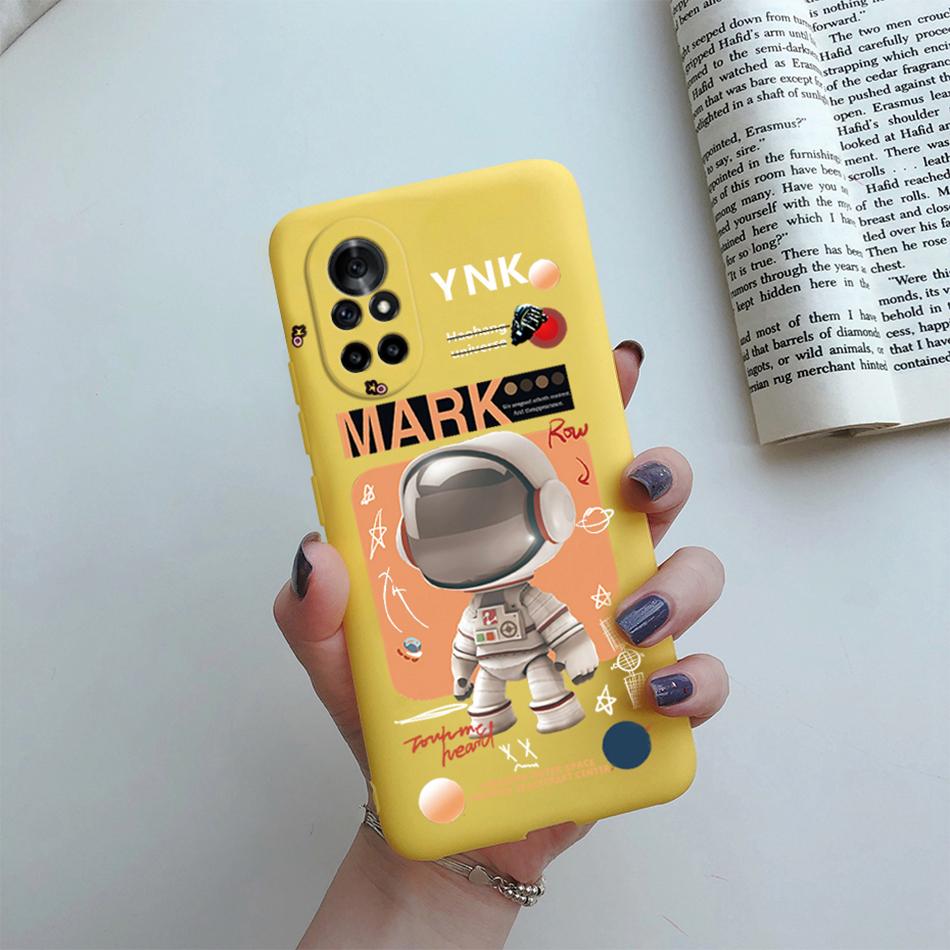 Case For Huawei Nova 8 Pro SE Silicone Flower Cat Cartoon Protector Phone Cases For Huawei Nova8 8Pro 8SE New Fundas Back Cover