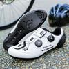 Mens Cycling Shoes Road Mountain Bike Non-Cleat Clipless Compatible Stiff Sole Breathable Lightweight