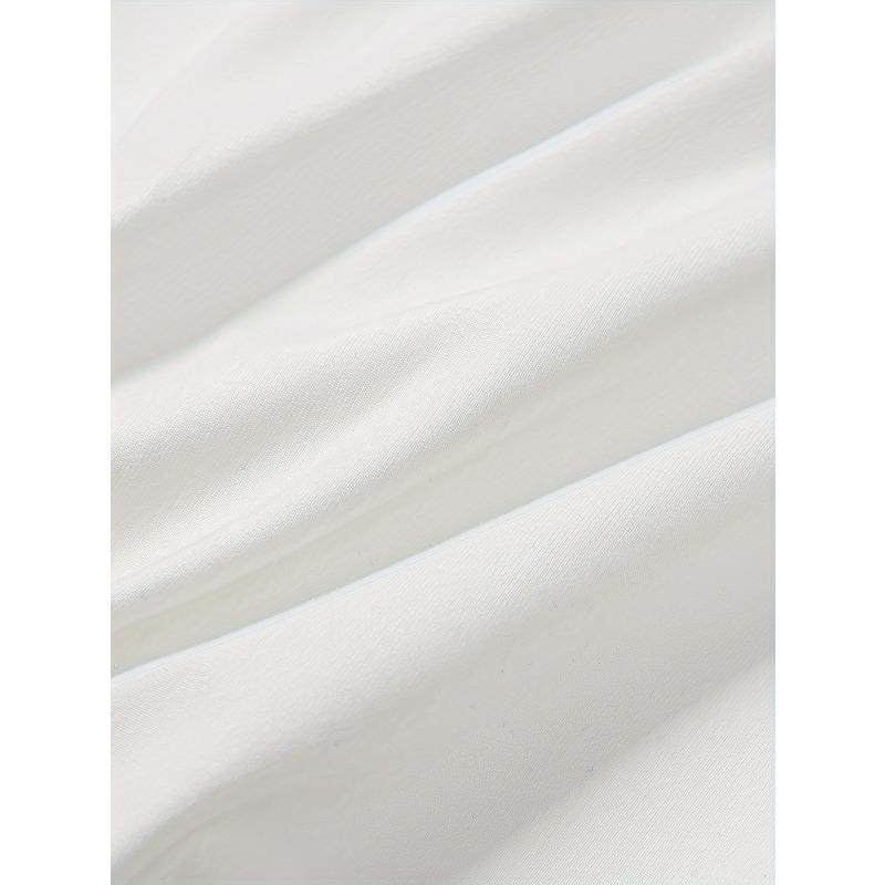 Rozmiary europejskie Męska Koszulka z Nadrukiem - Miękka Codzienna Koszulka z Okrągłym Dekoltem z Napisem Brooklyn, Codzienny Swobodny Strój