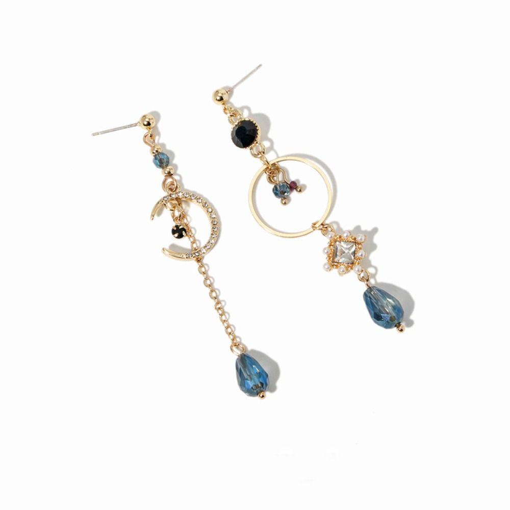Tassel Unique Star Korean Style Earrings Crystal Ear Drop Female Dangle Earrings Fashion Jewelry