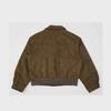 Men's Retro Suede Motorcycle Jacket - Autumn/Winter Lapel Flight Style