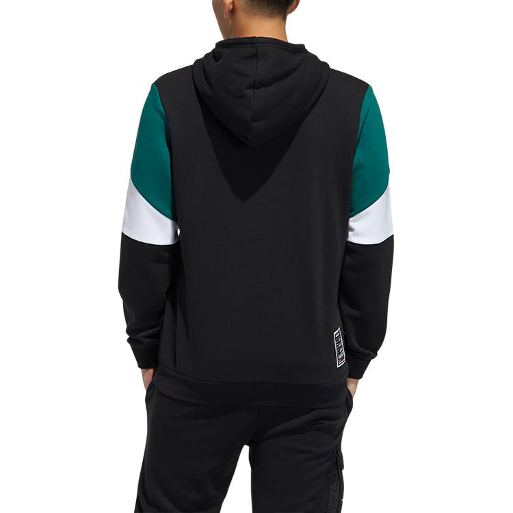 Adidas Neo Brilliant Hoodie 2 With Colorblock Design Men Hoodies Black GU0835