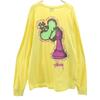 STUSSY Back print Long sleeve T-shirt L yellow Ron T Men's Used
