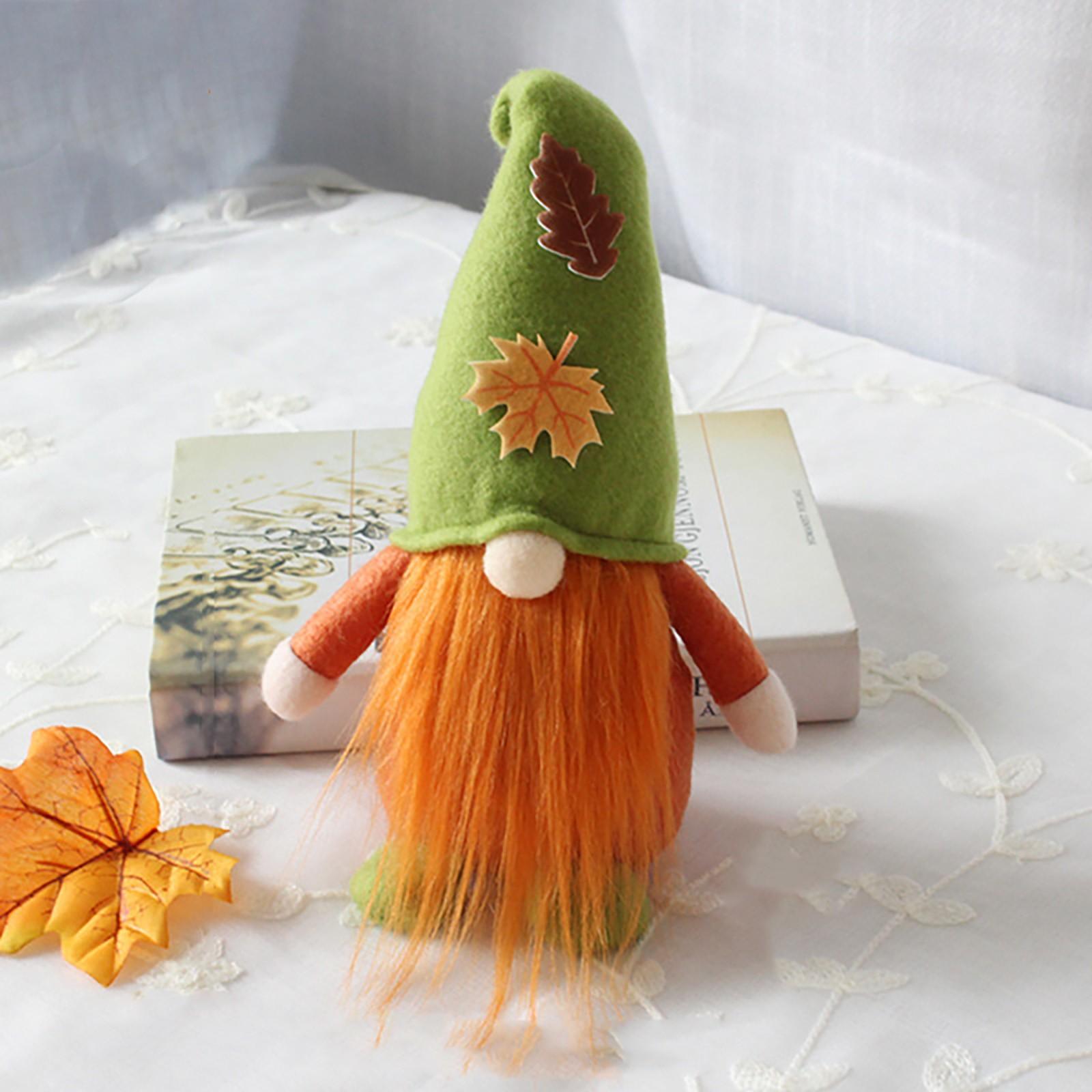 

Оранжевый орнамент безликой куклы Рудольфа на День Благодарения One Size