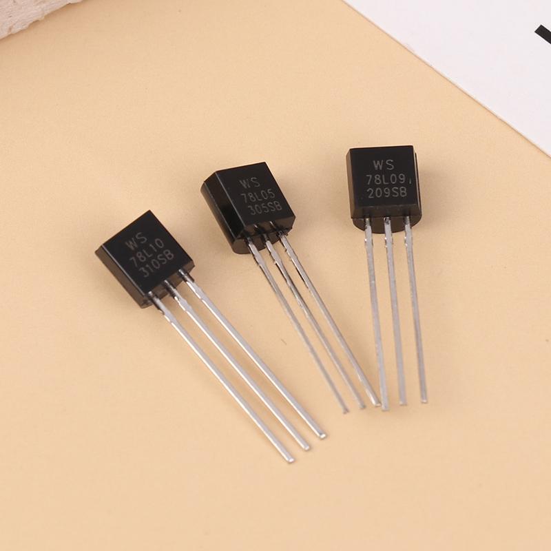 10Pcs Three-Terminal Voltage Regulator Ws78L05 78L06 78L08 78L09 78L12 Accessories