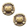HAMILO 2pcs 3D Car Motorcycle Zinc Alloy Emblem Sticker