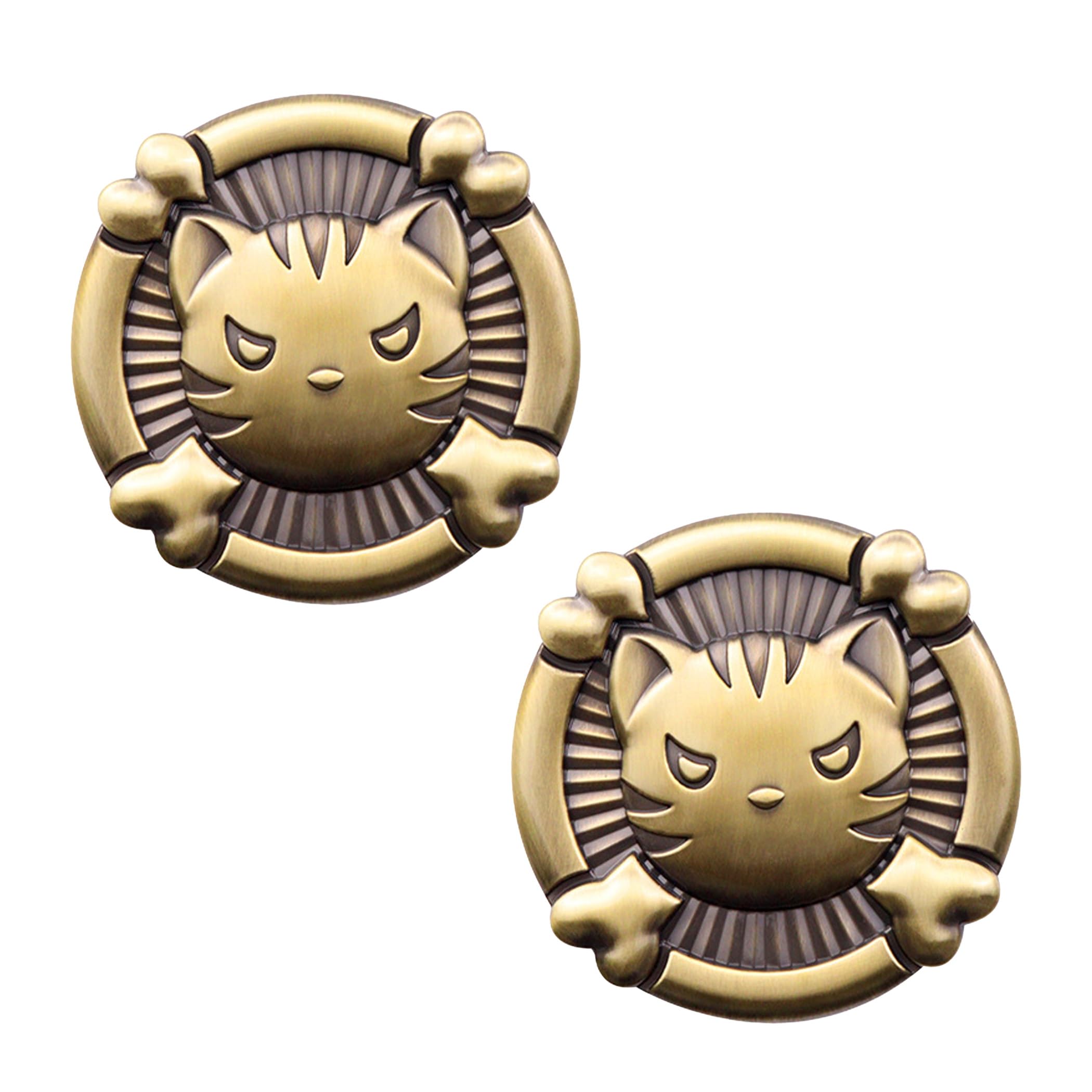 

HAMILO 2pcs 3D Car Motorcycle Zinc Alloy Emblem Sticker