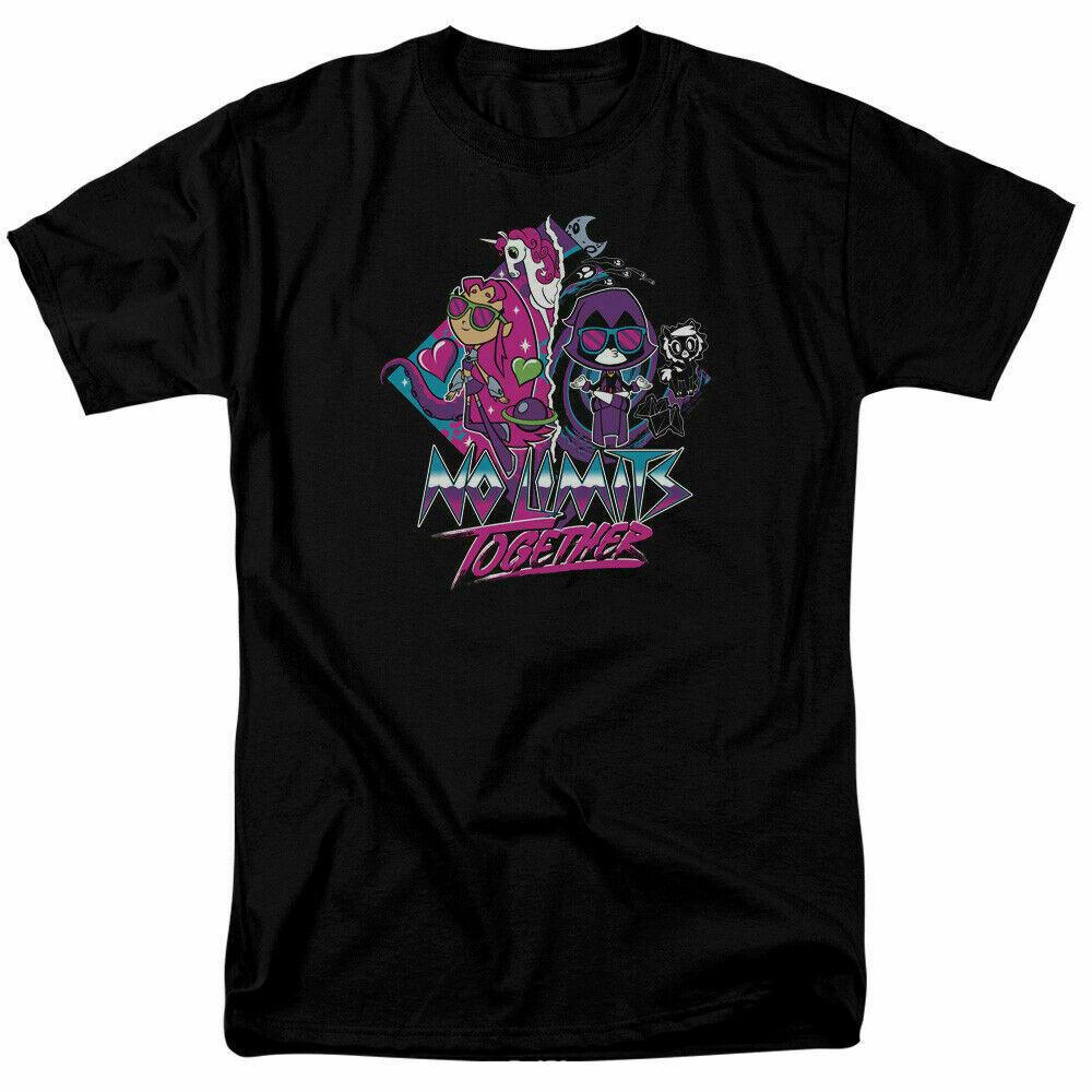 26 Teen Titans Go! No Limits T Shirt Mens Licensed Cartoon Merchandise Black Unisex T-Shirt XXXXL