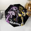 Custom Name Murder Drones Theme Automatic Umbrella, Lightweight & Portable, 8 Rib, Perfect for Outdoor Travel, Birthdays, Christmas, Gifts.