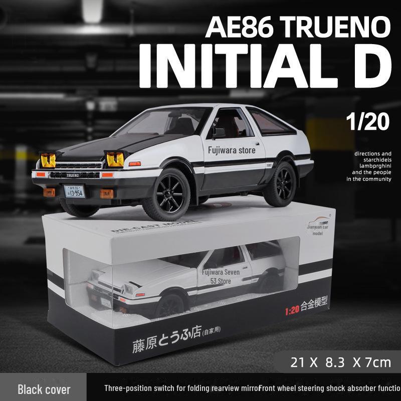 

Игрушечная модель Toyota AE86 Alloy с инерционным механизмом – классическая автомобильная симуляция для детей