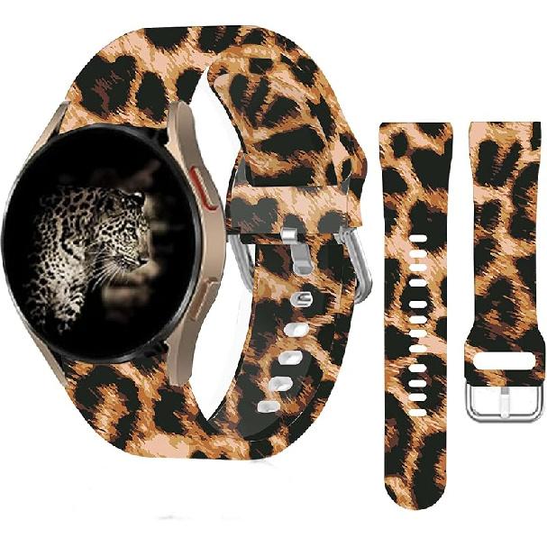 20mm Silicone Sport Bands Compatible for Galaxy Watch 6/Watch 5/Galaxy Watch 4 40mm 44mm/Classic 42mm 46mm/Watch 3 41mm, Active 2 Watch Bands,