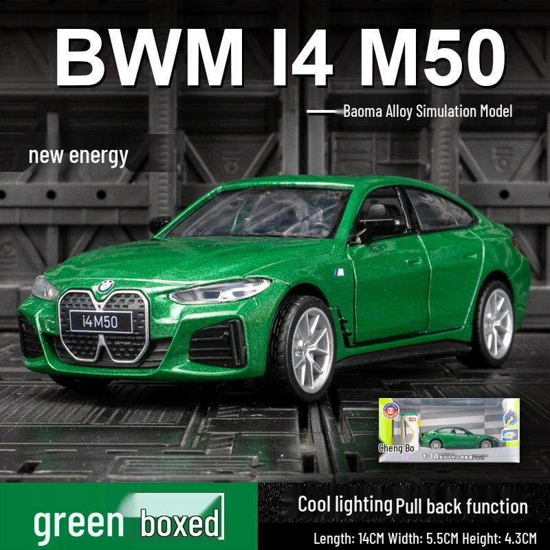 

Caipo i4 M50 New Energy Alloy Car Model - Pull-Back Sedan Toy for Kids