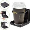 Spurtar 2Pcs Boat Cup Holder Suitable For Most Size Mugs Water Bottle Drink 2.36-3.94Inch/60-100MM Adjustable Folding Wall Car Desk Cup Holder For