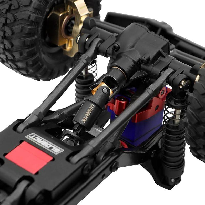 GLOBACT for TRX4M Drive Shaft Steel Center DriveShaft 1/18 RC Crawler Upgrades Accessories ( 2Pcs)