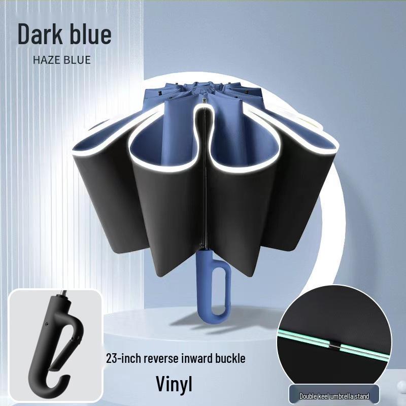 23" Double Rib Dual-Use Automatic Umbrella: Sun & Rain Protection for Two