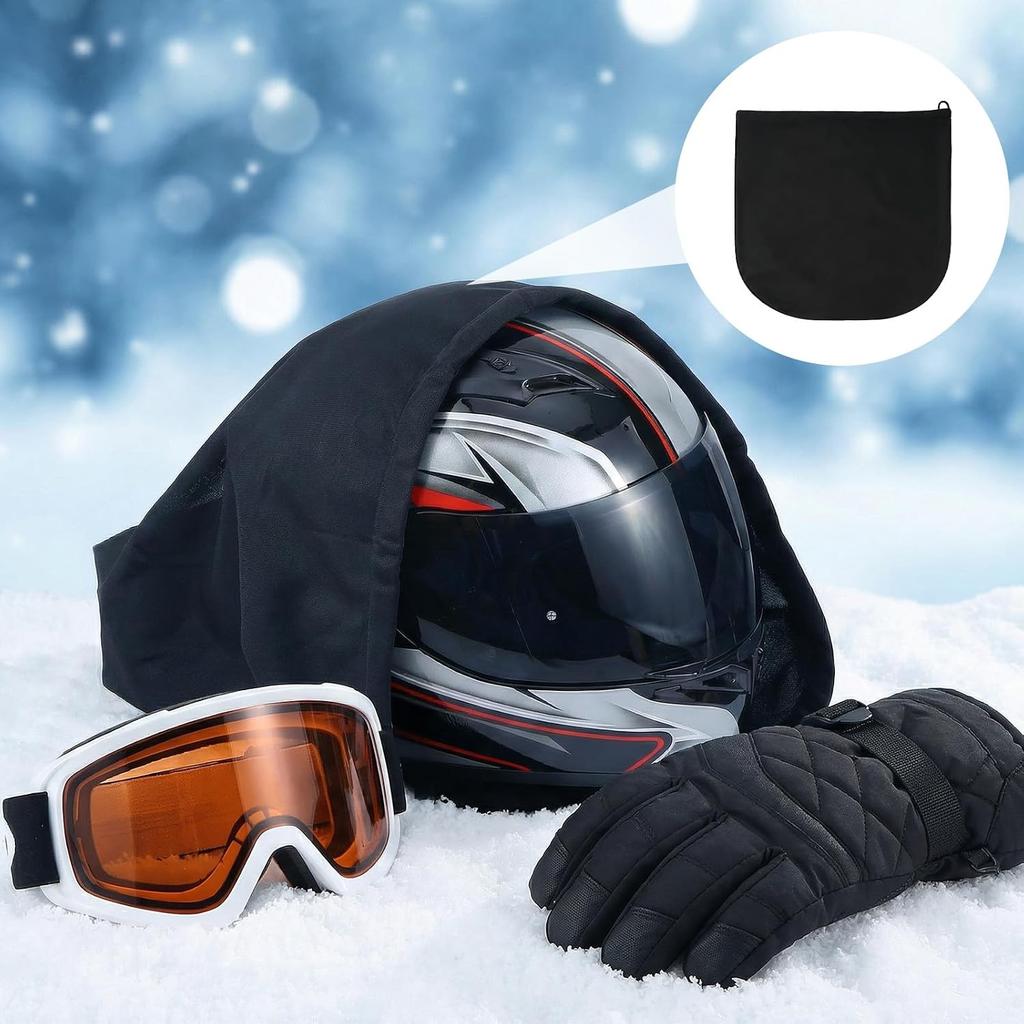 Helmet Bag 18x17in Black Welding Helmet Bag with Drawstring for Motorcycle Bicycle Bike Riding Travel Racing Sport