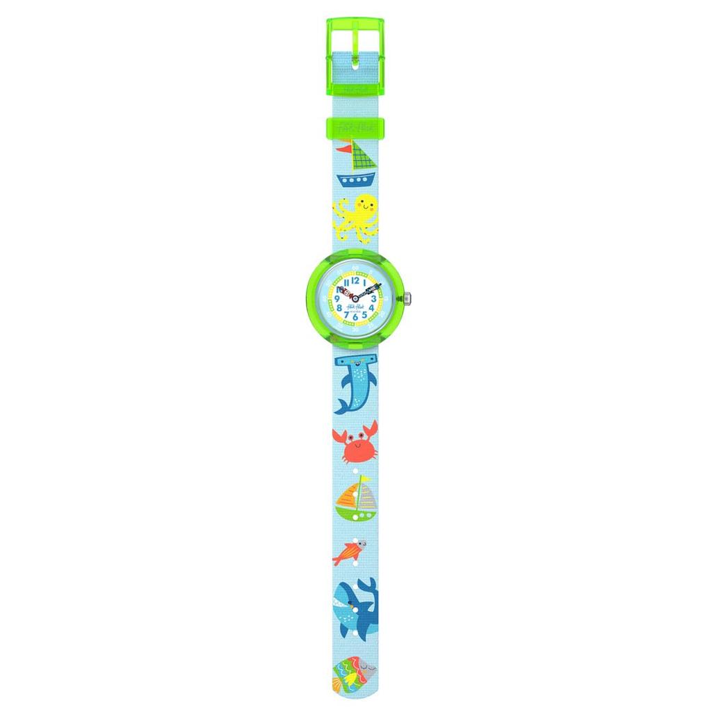 Flik Flak Color In FBNP232 Kids' Watch, Neon,
