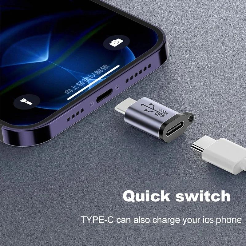מתאם USB-C ל-Mini USB Micro USB מחבר נקבה ממיר למכשירים מרובים