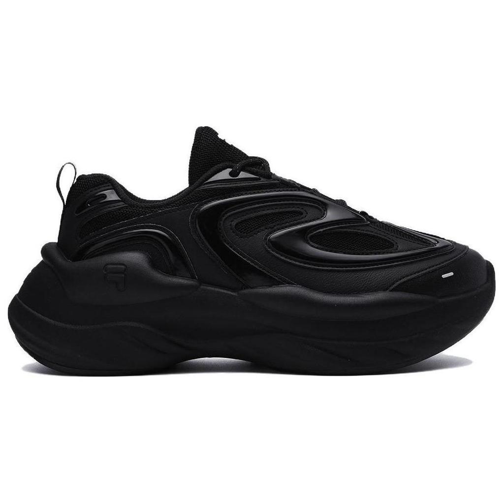 FILA Fusion Buzzard Meteor Shoes Comfortable Versatile Shock Absorption Non-Slip Low-Top Casual Shoes Women sneaker Black T12W341103FBA