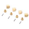 Brass 7MM Wheel Hex Extended Adapter for Axial SCX24 AXI90081124 RC Car Upgrade Parts
