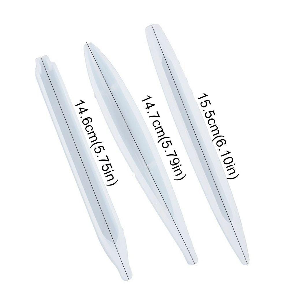 INS Style DIY Ballpoint Pen Mold Transparent DIY Craft Gifts Pen Silicone Mould  Jewelry Casting