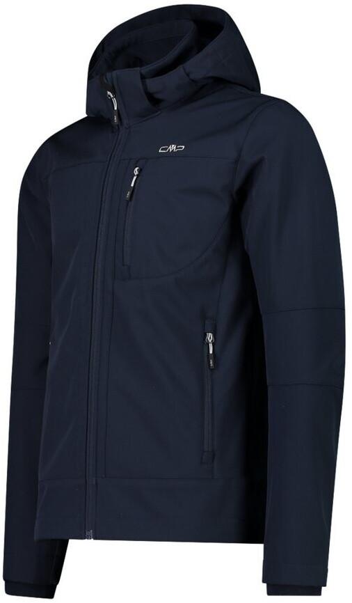 Куртка CMP мужская софтшелл с отстегивающимся капюшоном (3A01787N) б.синий/лед