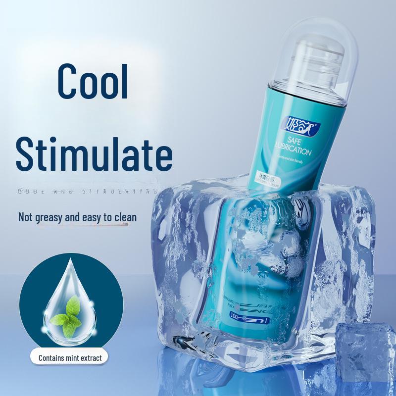 Jiyu Gel Lubricant: Wash-free, Body-friendly, Suitable for Sex Toys, with Stimulating Ice-fire Sensation and Fruity Flavor.