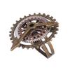 Steam Punk Ring Personalized Large Clock Gear Ring Retro Jewelry And Hand Accessories Wholesale