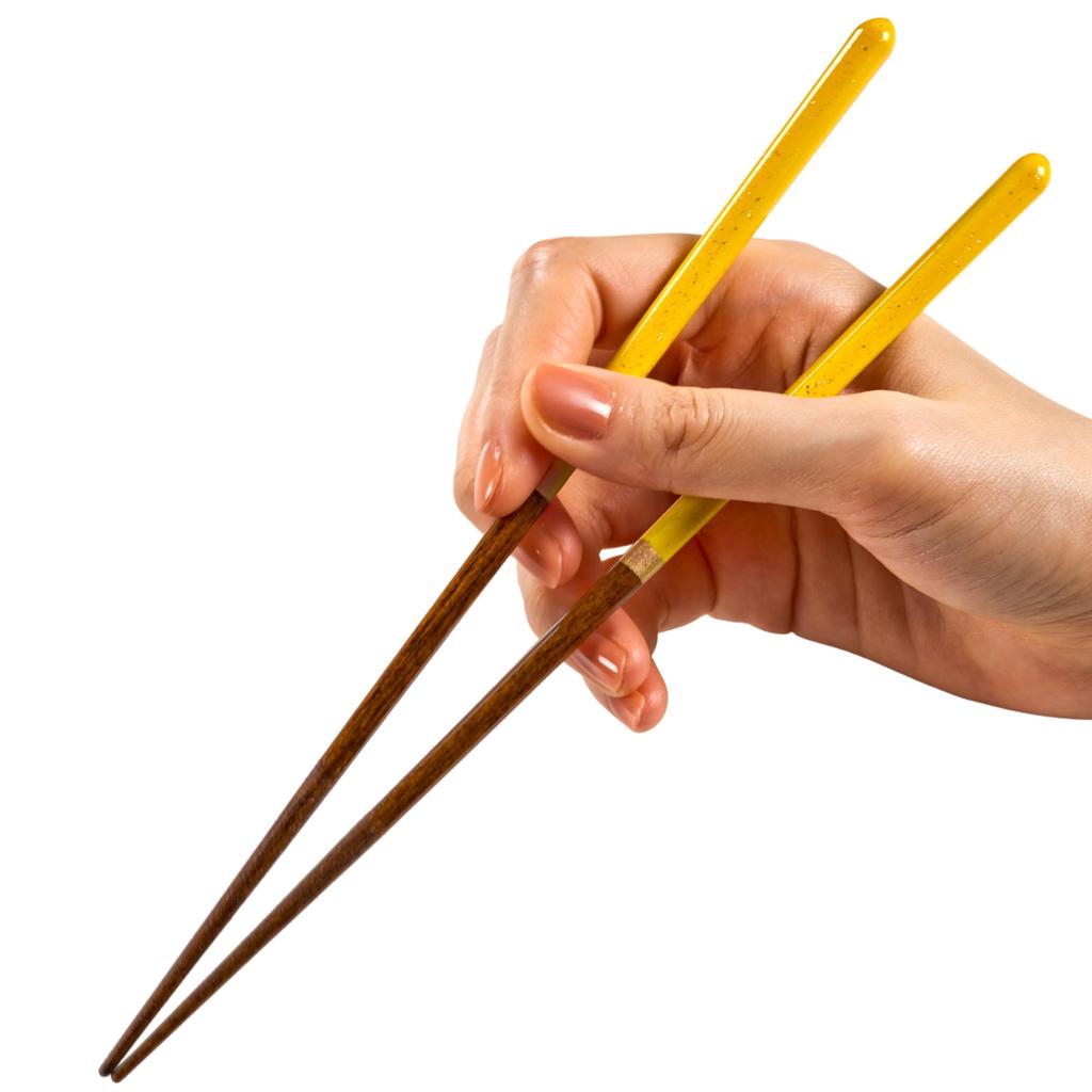 FlaColle Your Birth Month Moon Slim 23cm Made in Dishwasher Stylish Birthday Gift [Choose Chopsticks (August) Peridot] Chopsticks, Japan, Non-Slip,