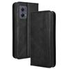 For Motorola Edge (2024) 5G Wallet Case Retro PU Leather Stand Phone Cover