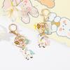 Horse Keychain with Rainbow Finish for Automobile Key Enhancement Bag Decoration and Personalize Styles