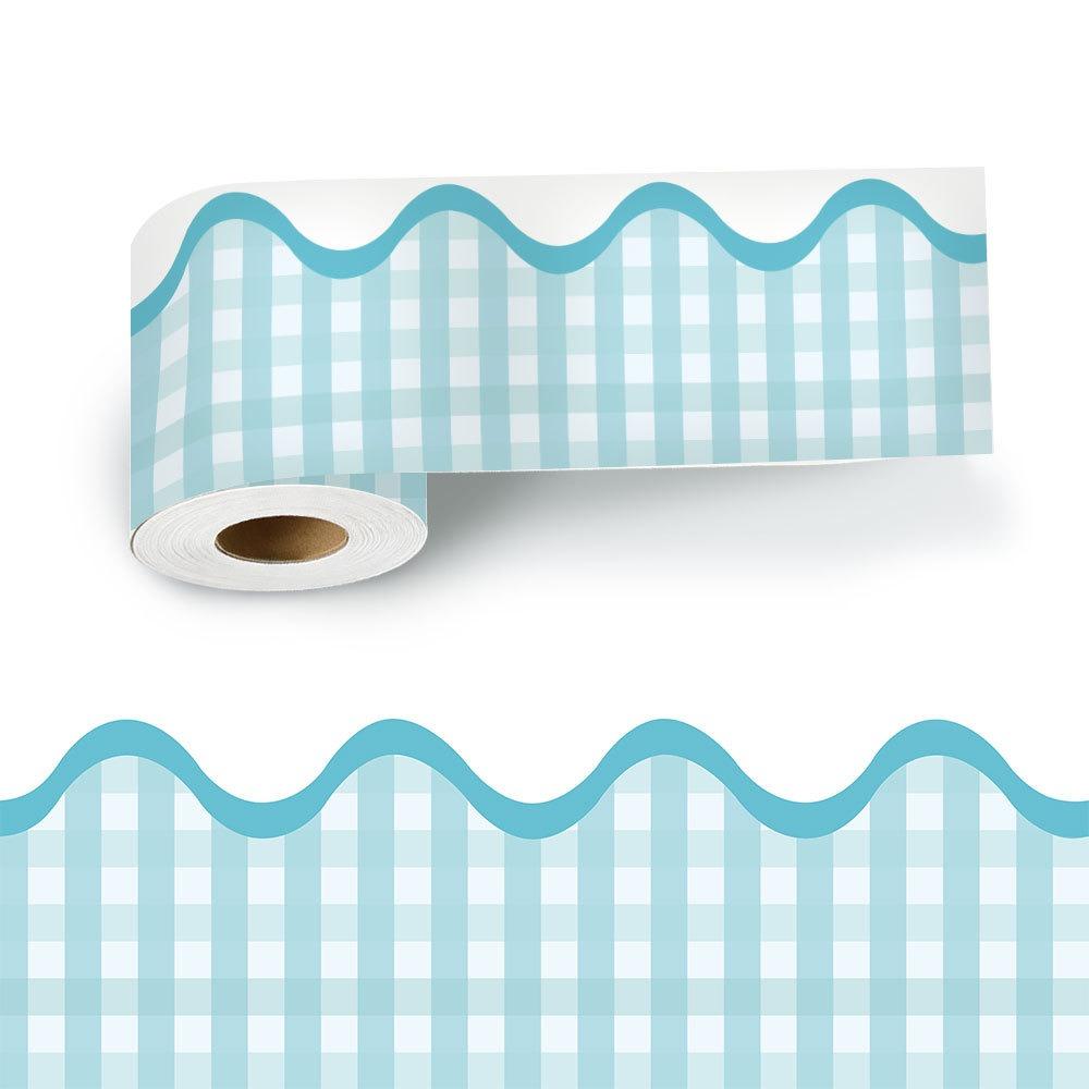 Scalloped Edge Border Trim Roll Ocean/Sheep Classroom Border Trim  Classroom Decor Grid