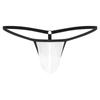Pánské G-string Průhledné Mesh Bulge Pouch T-back Low Rise Tanga Sissy Spodní prádlo