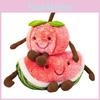 Cartoon Cherry Expression Plush Pillow Cute Fruit Stuffed Toy For All Ages 35cm 50cm 60cm