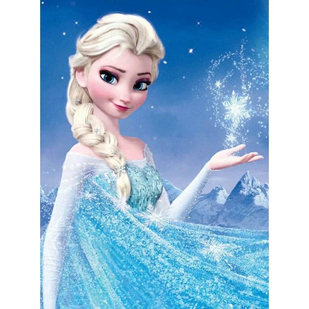 Elsa Disney Princess Diamond Painting Cross Stitch Puzzle Mosaic Embroidery Home Decor 5D DIY Art New Arrivals Artificial Drill