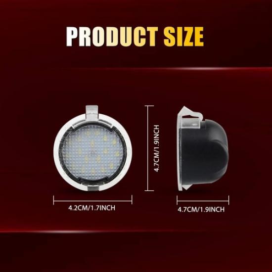 2X LED Side Mirror Puddle Light For Ford F150 2009-2014/King Ranch 2005-2017 EOA
