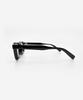 KOLEAT Women Layered Horn-Rimmed Black Multi-Faceted Blue Light Blocking Glasses [Bkdgb]