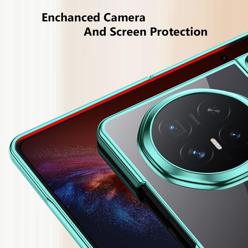 Ultra Thin Plating Phone Case For Honor Magic V6 V5 V3 5G Hard PC Clear Camera Protect Back Cover Shell